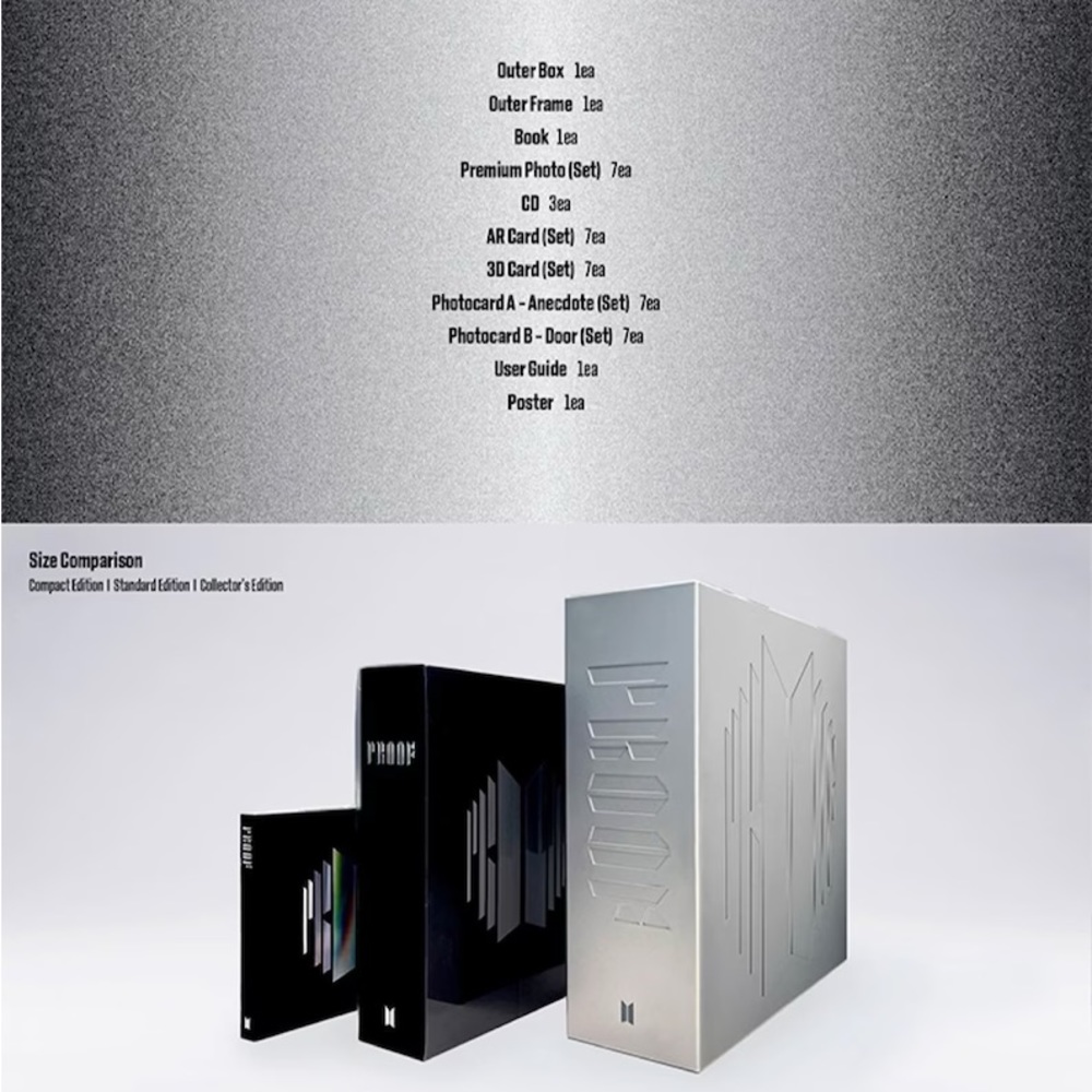 BTS Proof Collector's Edition Official Authentic K-POP MD